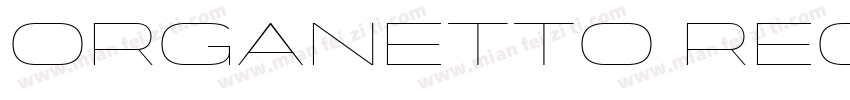 Organetto Regular SemiExp字体转换